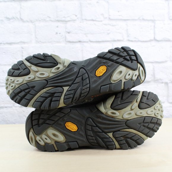 MERRELL Gray Orange Nylon Moab Edge 2 Vibram Outdo - Picture 9 of 9